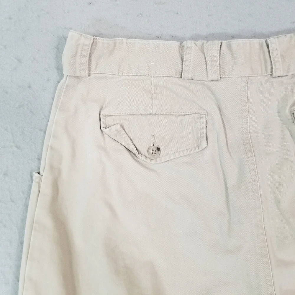 Banana Republic cargo pants shorts combo men's 35 x 25 beige Street Urban Skate